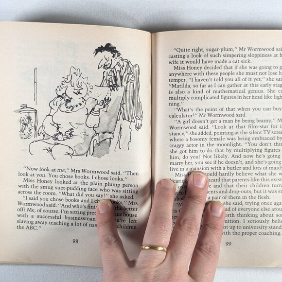 1996 Roald Dahl´s Matilda 1st Scholastic edition illustrated by Quentin Blake - Picture 9 of 13